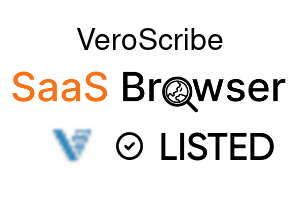 VeroScribe - SaaS Browser Verified Badge
