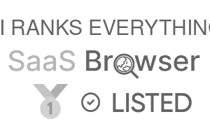 AI RANKS EVERYTHING - SaaS Browser Verified Badge