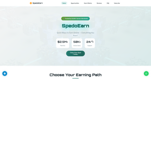 SpedoEarn Screenshot