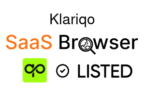 Klariqo - SaaS Browser Verified Badge