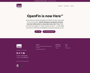 OpenFin Screenshot