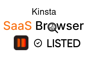 Kinsta - SaaS Browser Verified Badge