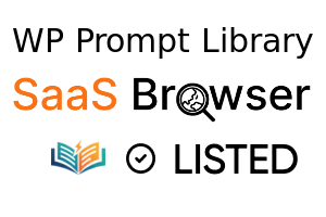 WP Prompt Library - SaaS Browser Verified Badge