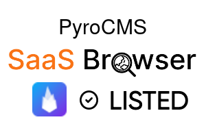 PyroCMS - SaaS Browser Verified Badge
