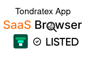 Tondratex App - SaaS Browser Verified Badge