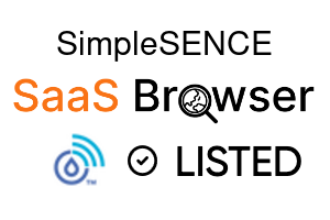 SimpleSENCE - SaaS Browser Verified Badge