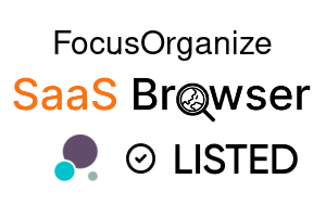 FocusOrganize - SaaS Browser Verified Badge