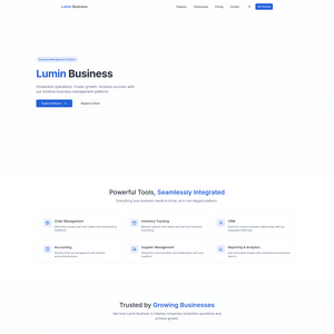 Lumin Business Screenshot