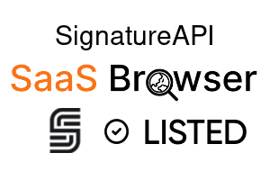 SignatureAPI - SaaS Browser Verified Badge
