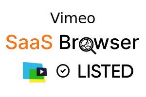 Vimeo - SaaS Browser Verified Badge