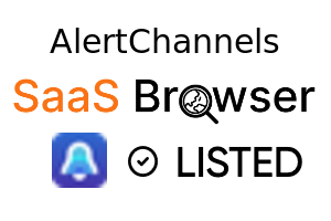 AlertChannels - SaaS Browser Verified Badge