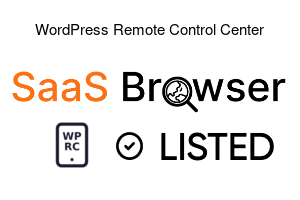 WordPress Remote Control Center - SaaS Browser Verified Badge