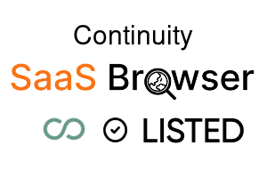Continuity - SaaS Browser Verified Badge