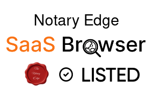 Notary Edge - SaaS Browser Verified Badge