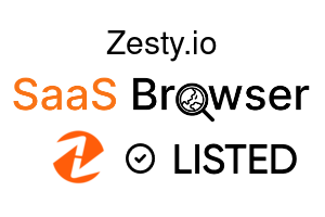 Zesty.io - SaaS Browser Verified Badge