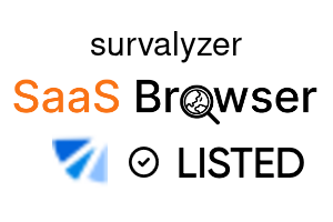 survalyzer - SaaS Browser Verified Badge
