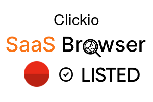 Clickio - SaaS Browser Verified Badge