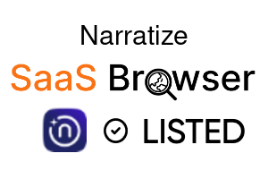 Narratize - SaaS Browser Verified Badge