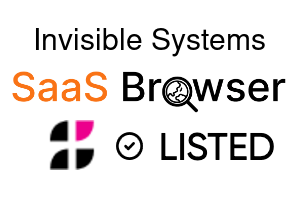Invisible Systems - SaaS Browser Verified Badge