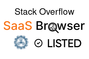 Stack Overflow - SaaS Browser Verified Badge