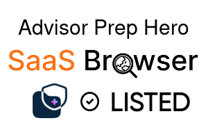 Advisor Prep Hero - SaaS Browser Verified Badge