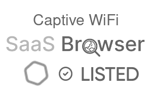 Captive WiFi - SaaS Browser Verified Badge