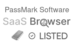 PassMark Software - SaaS Browser Verified Badge