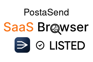 PostaSend - SaaS Browser Verified Badge