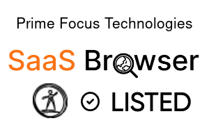 Prime Focus Technologies - SaaS Browser Verified Badge