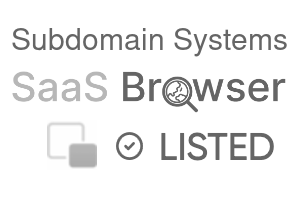 Subdomain Systems - SaaS Browser Verified Badge