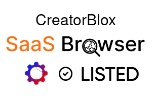 CreatorBlox - SaaS Browser Verified Badge
