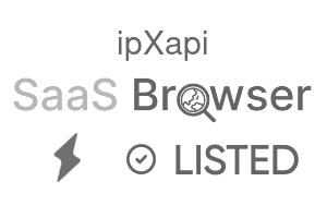 ipXapi - SaaS Browser Verified Badge