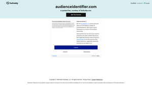 Audience Identifier Screenshot