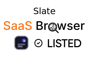 Slate - SaaS Browser Verified Badge