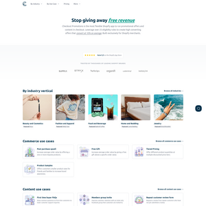 Checkout Promotions Screenshot