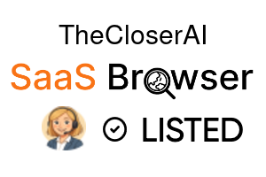 TheCloserAI - SaaS Browser Verified Badge