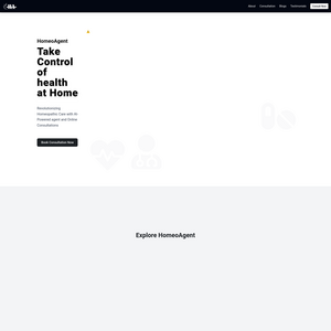 HomeoAgent Screenshot