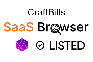 CraftBills - SaaS Browser Verified Badge