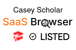 Casey Scholar - SaaS Browser Verified Badge