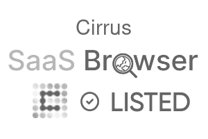 Cirrus - SaaS Browser Verified Badge