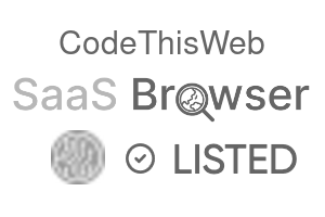 CodeThisWeb - SaaS Browser Verified Badge