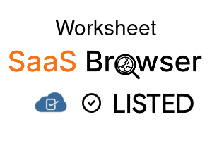 Worksheet - SaaS Browser Verified Badge