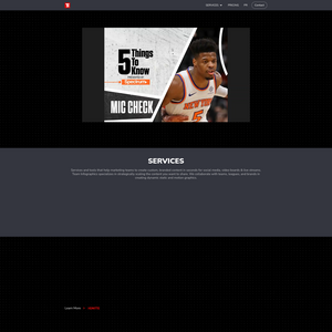 Team Infographics Screenshot
