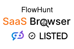 FlowHunt - SaaS Browser Verified Badge