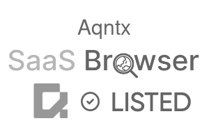 Aqntx - SaaS Browser Verified Badge