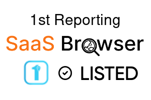 1st Reporting - SaaS Browser Verified Badge
