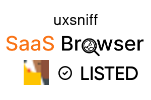 uxsniff - SaaS Browser Verified Badge