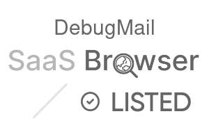 DebugMail - SaaS Browser Verified Badge