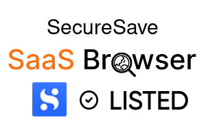 SecureSave - SaaS Browser Verified Badge