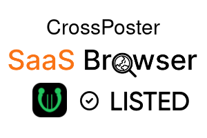 CrossPoster - SaaS Browser Verified Badge